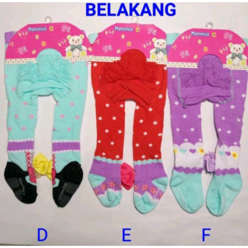 Legging Bayi Pita tutup kaki/ Legging bayi lucu