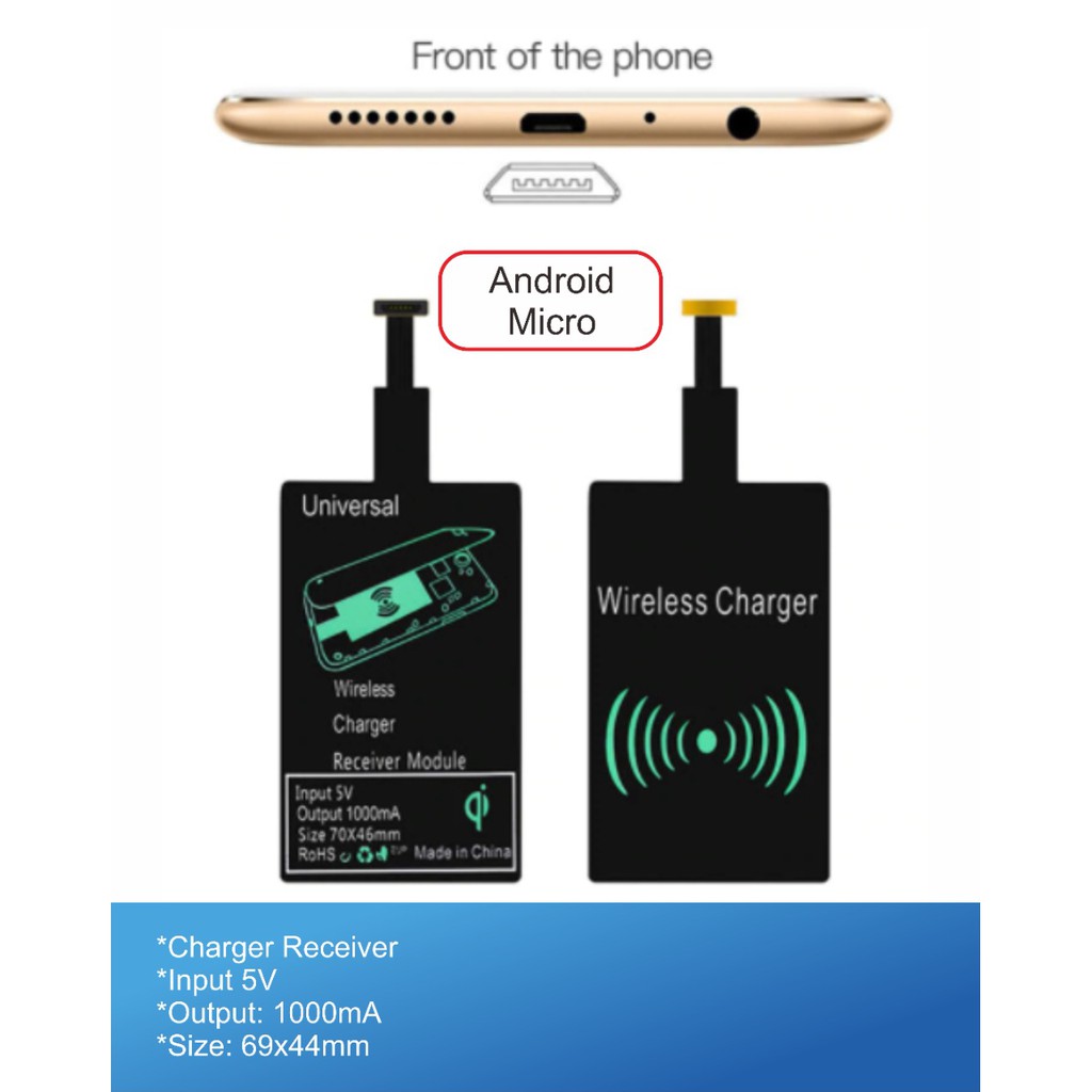 KABEL CHIP WIRELESS CHARGER MICRO