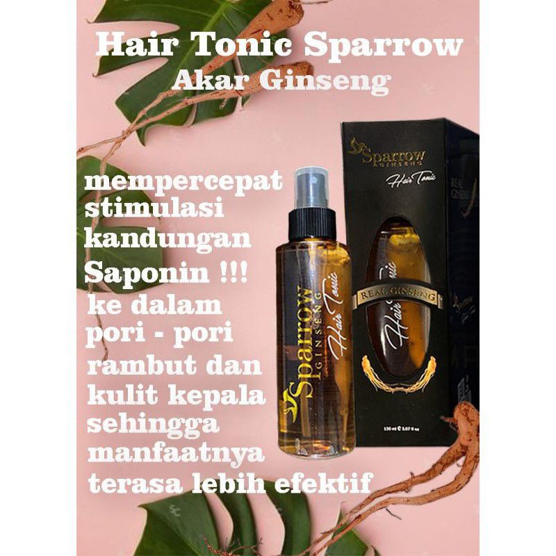 Hair Tonic Sparrow with Akar Ginseng 150ml