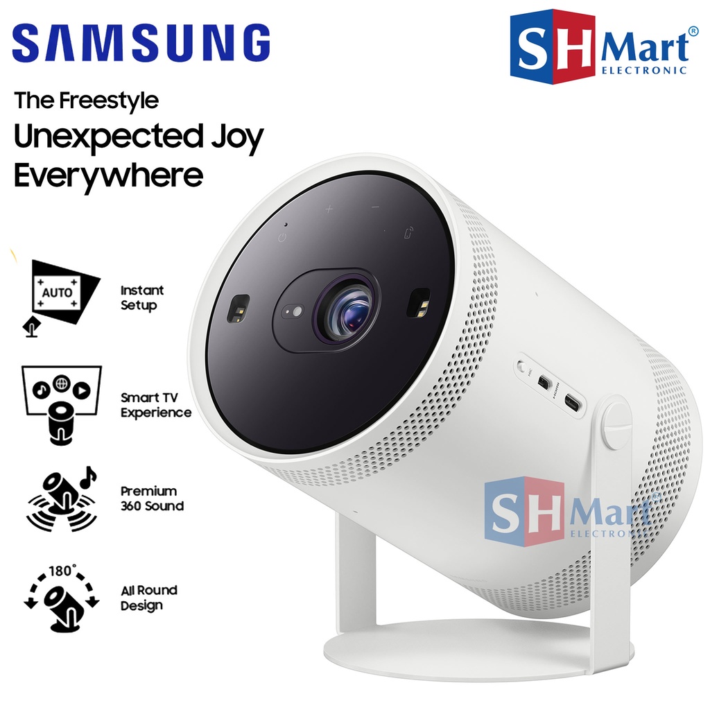 SAMSUNG FREESTYLE PORTABLE PROJECTOR SP-LSP3B SPEAKER INCL MEDAN