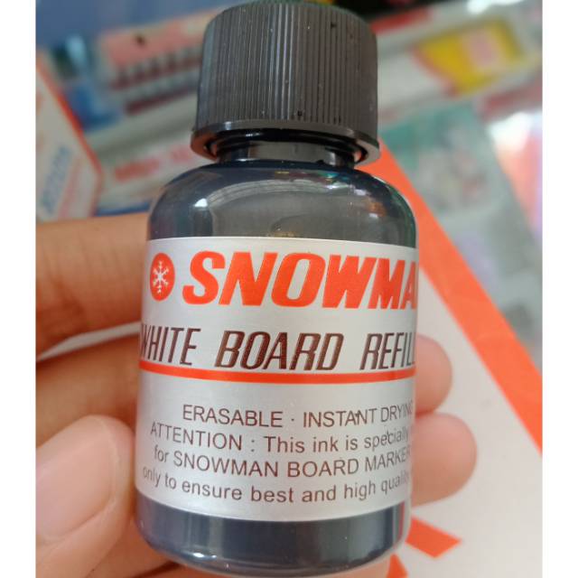 

Isi tinta white board snowman refill ink
