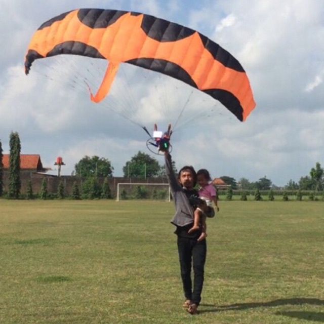 KIT RC PARAMOTOR PARALAYANG WS 3 METER INCLUD 2 SERVO 996R RC PESAWAT HELI PARATRIKE PARAGLIDE