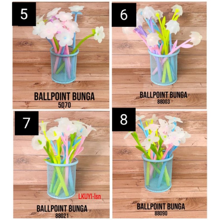 

1PCS Pen jel pulpen gel bentuk bunga