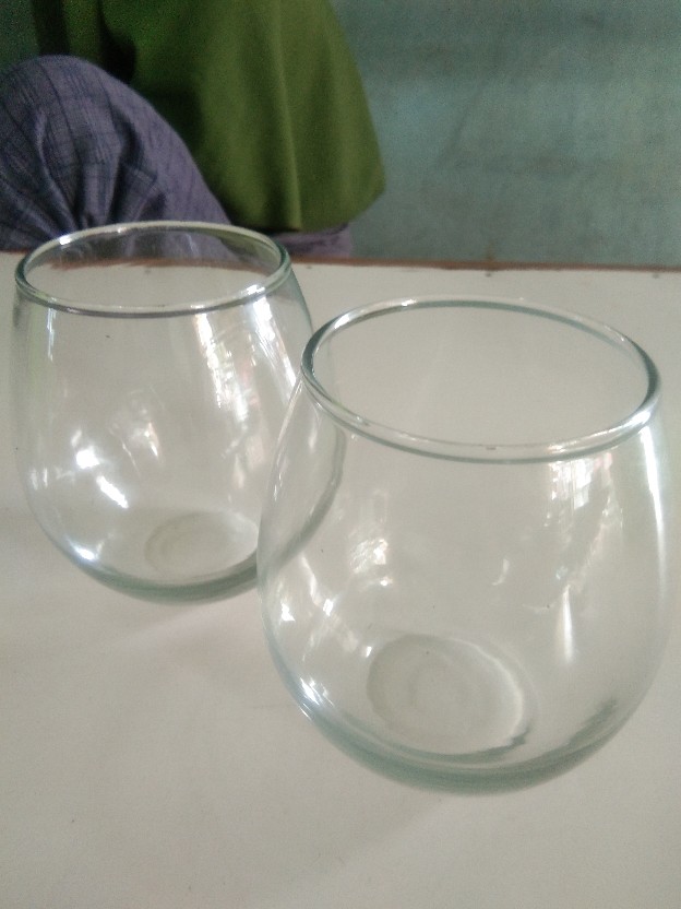 Bubble Ball Gelas Minum Kaca Untuk Kopi Dalgona 1 Pcs