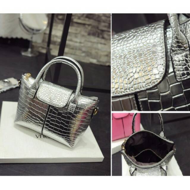TAS CROCO BRANDED IMPORT BAG WANITA FASHION OFFICE