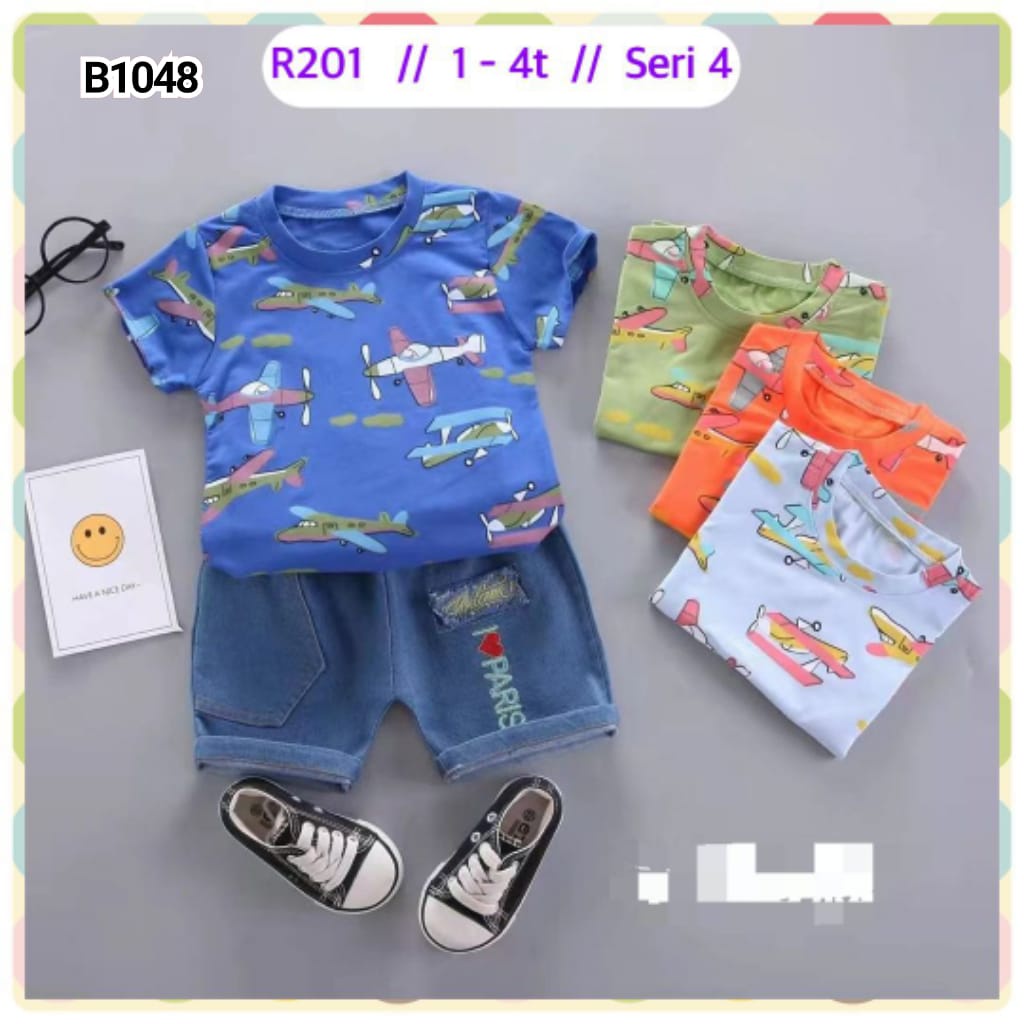 SETELAN KAOS BAJU ANAK IMPORT B1048