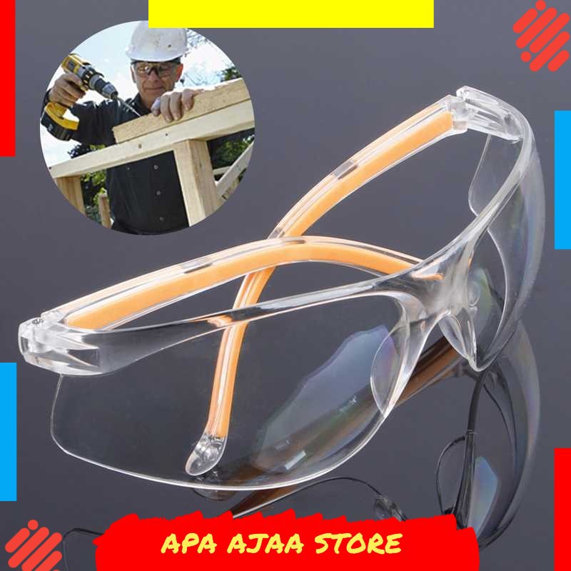 Hot Promo ! LESHP Kacamata Safety Googles Work Laboratory Eyewar - UOFLW9798