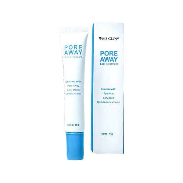 ✨ AKU MURAH ✨ MS GLOW PORE AWAY SPOT TREATMENT BPOM // Perawatan Pori-Pori Besar