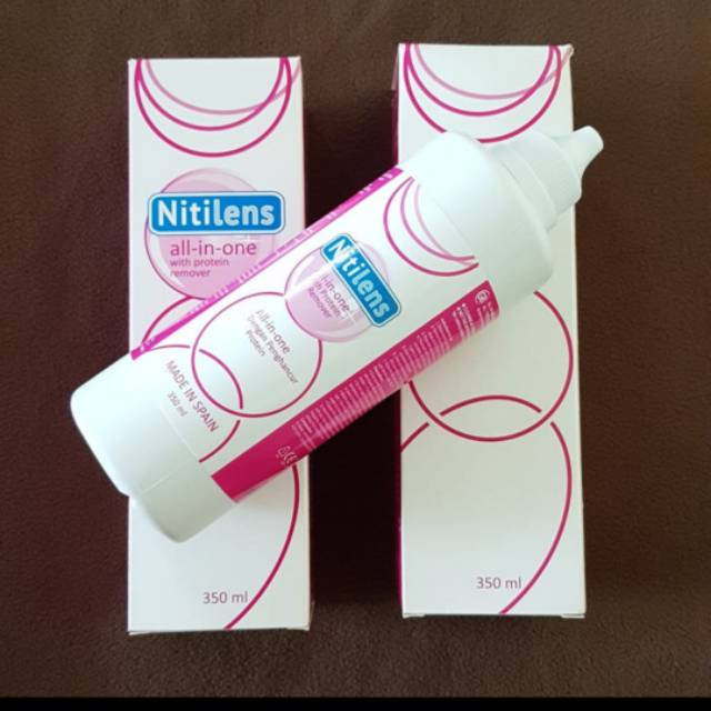 Cairan pembersih Softlens Nitilens / pencuci softlens dan perendam soflens