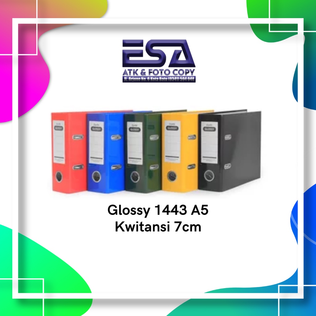 

Ordner Bantex LAF Glossy 1443 A5 Kwitansi 7cm All Color