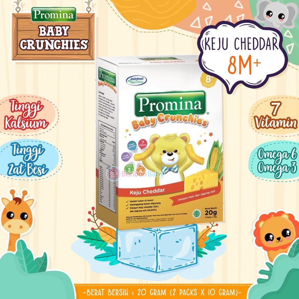 Snack anak Promina Baby Crunchies 8m+