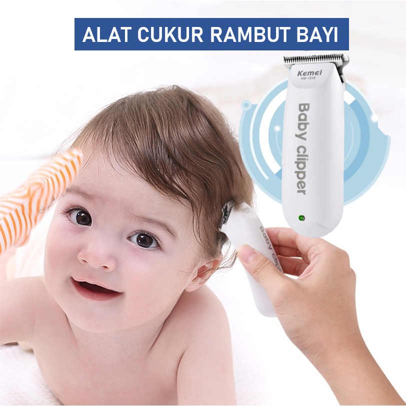 Alat Cukur Rambut Bayi Elektrik Baby Shaver Trimmer - Mesin Alat Cukur Bayi Pencukur Rambut Bayi