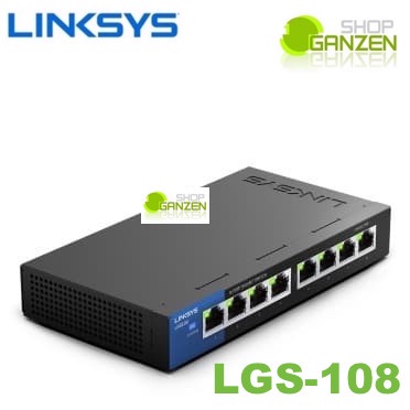 Linksys LGS108-AP 8-Port Business Desktop Gigabit Switch