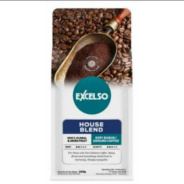 

Excelso House Blend Kopi Bubuk Halus 200 Gram