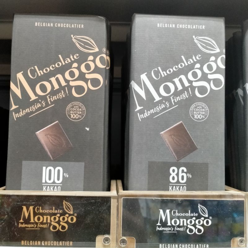 

CHOCOLATE MONGGO Kakao 100%,Kakao 86%,Kakao 77%,Kakao 69% 80gr