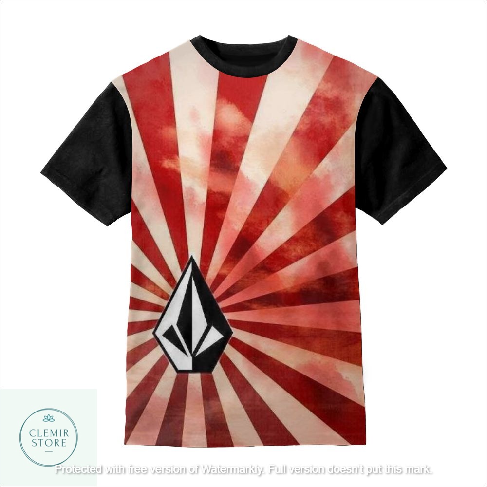 Kaos 3D Anak | Baju Sablon Printing - Baju Kaos 3D Anak Volcom Original Printing (Volcom Logo Retro)