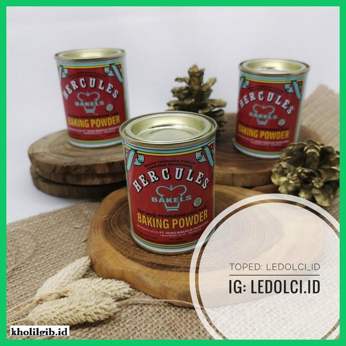 

Redwop-Gnikab- Hercules Baking Powder Kaleng 110 Gr -Hallall.