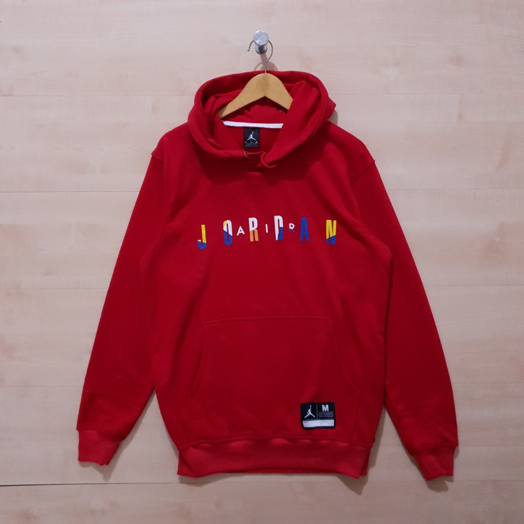 JAKET HOODIE JORDAN HEX RED