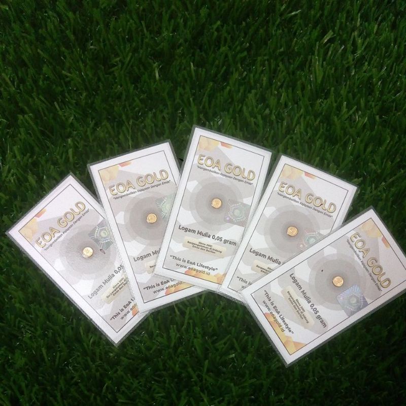 EOA GOLD Emas Logam Mulia 24karat 0,05gr