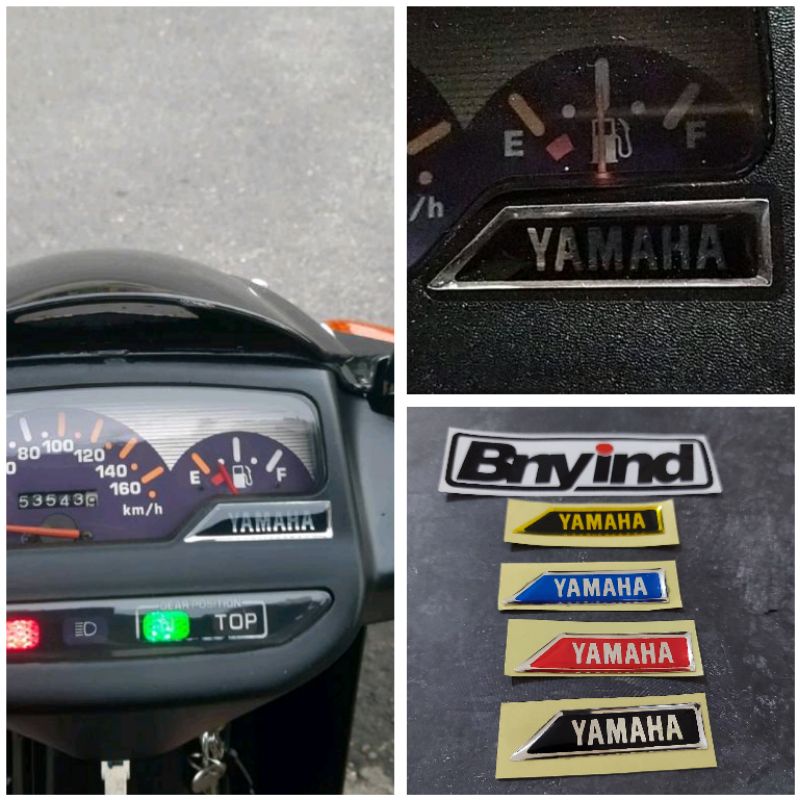 STICKER EMBLEM SPIDOMETER F1ZR FIZR CRYPTON VEGA TIMBUL