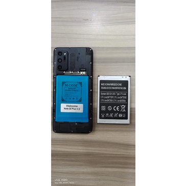 Battery Batere Batre Baterai Double Power Mcom Welcome Note 30 Plus - Versi 2