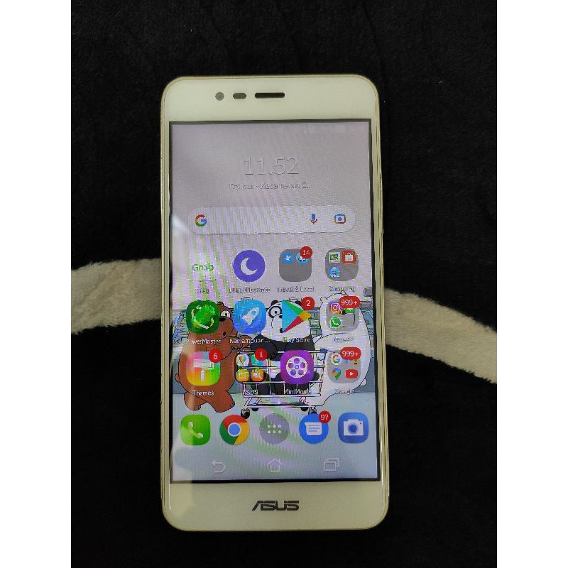 Asus Zenfone 3 max ZC520TL silver (bekas/second/preloved)