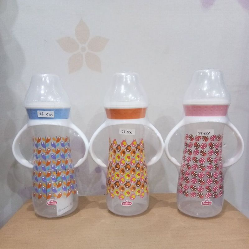 LUSTY BUNNY BOTOL SUSU BATIK WITH HANDLE 250ML DB-2407