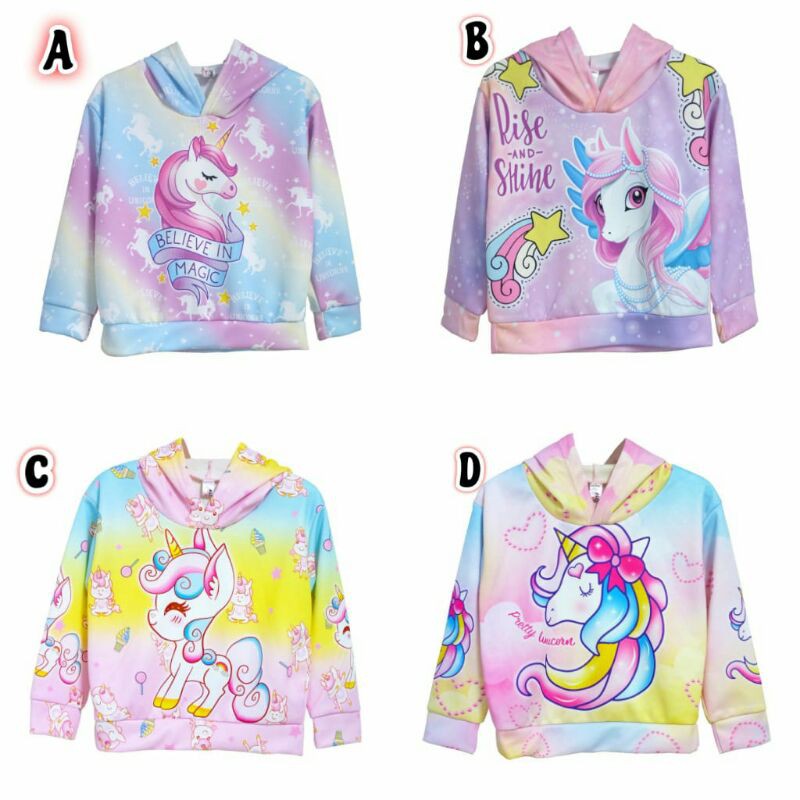 SWEATER UNICORN ANAK /  JAKET UNICORN ANAK / BAJU UNICORN ANAK