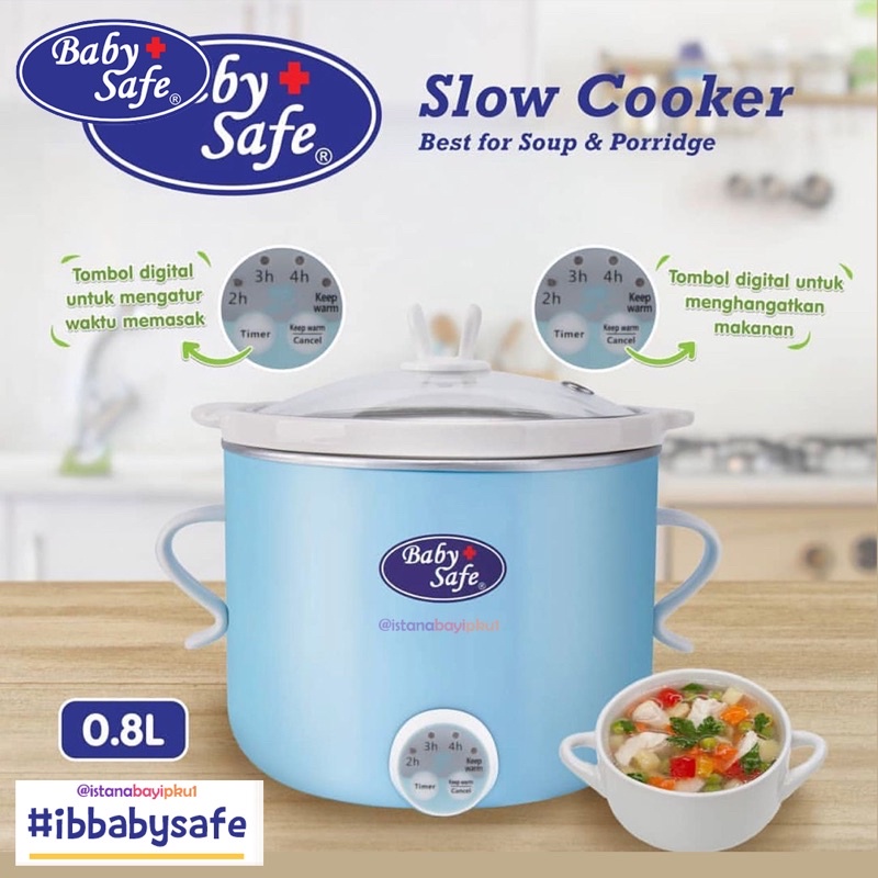 Baby Safe Slow cooker Lb 007 - Alat masak Mpasi