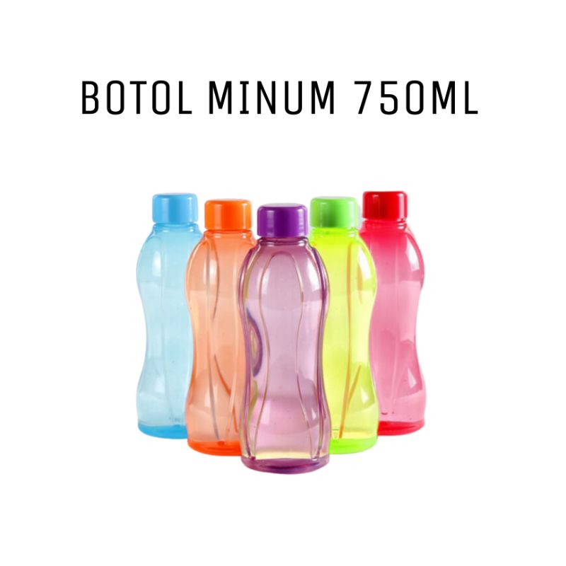 BOTOL AIR MINUM PLASTIK 750ML