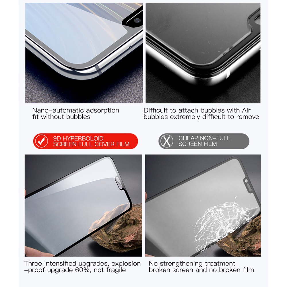Pelindung Layar Tempered Glass Untuk Huawei P30 P20 P40 Lite Nova 3i 5i 5T 6SE Y7 Y6 Y9 Prime 2019 Y5P