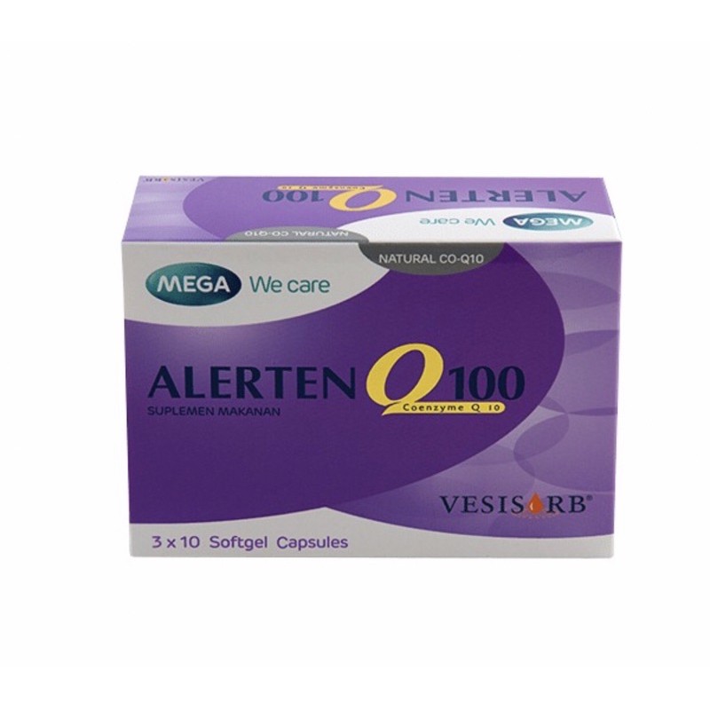 Alerten Q100 isi 30 ( antioxidant untuk memelihara kesehatan jantung )