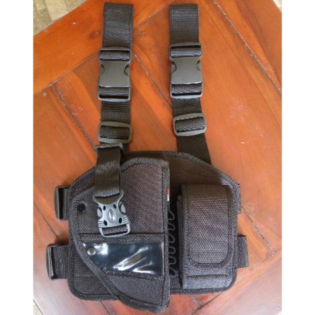 Holster + Magazine - Holster Tactical - Sarung Pistol Paha - Holster Universal