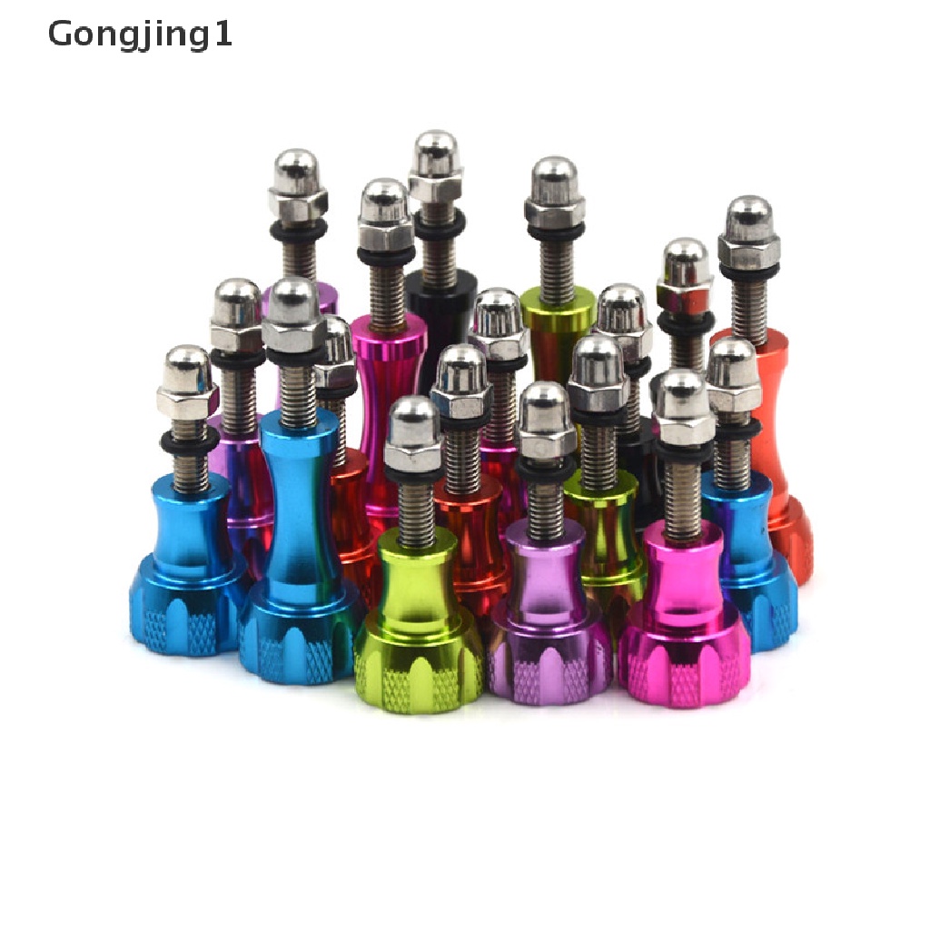 Gongjing1 3pcs Knob Sekrup Aluminum Alloy Variasi Ukuran Aksesoris Gopro Hero 1 / 2 / 3 / 3 + / 4