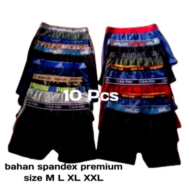 celana dalam boxer pria paket 10pcs premium