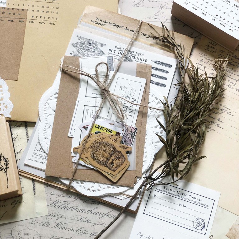 

Journal Kit 50pcs Journal Mini Kit Vintage Bujo Journaling Vintage Jurnal Kit Aesthetic Planner Kit