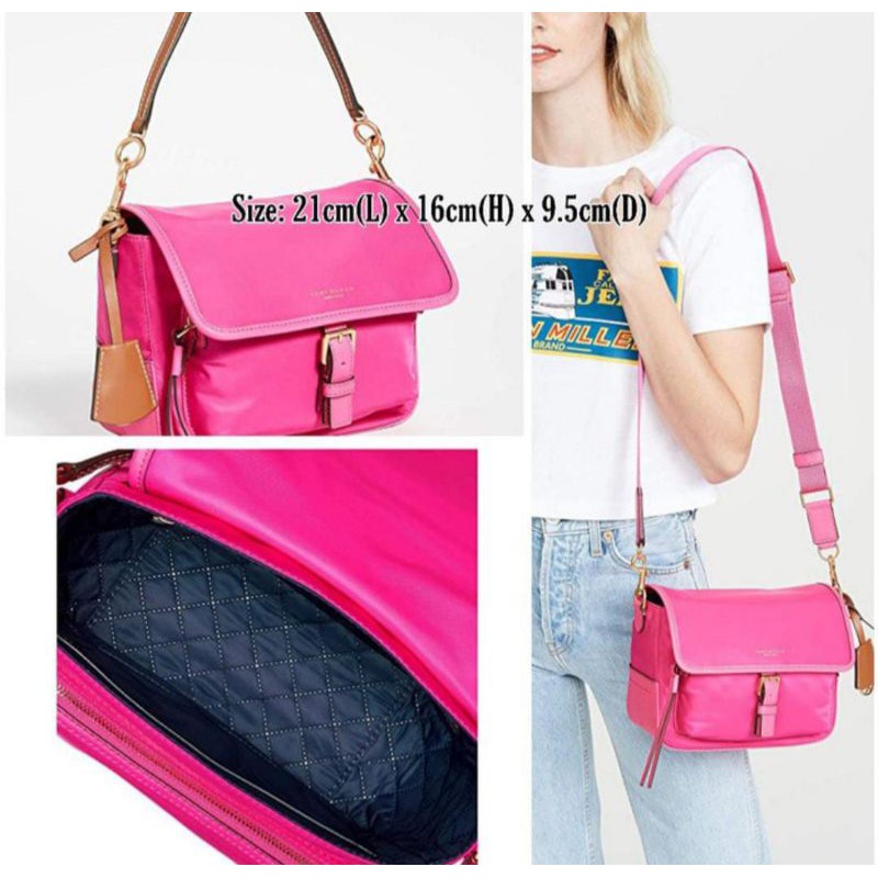 TORY BURCH NYLON PINK PERRY