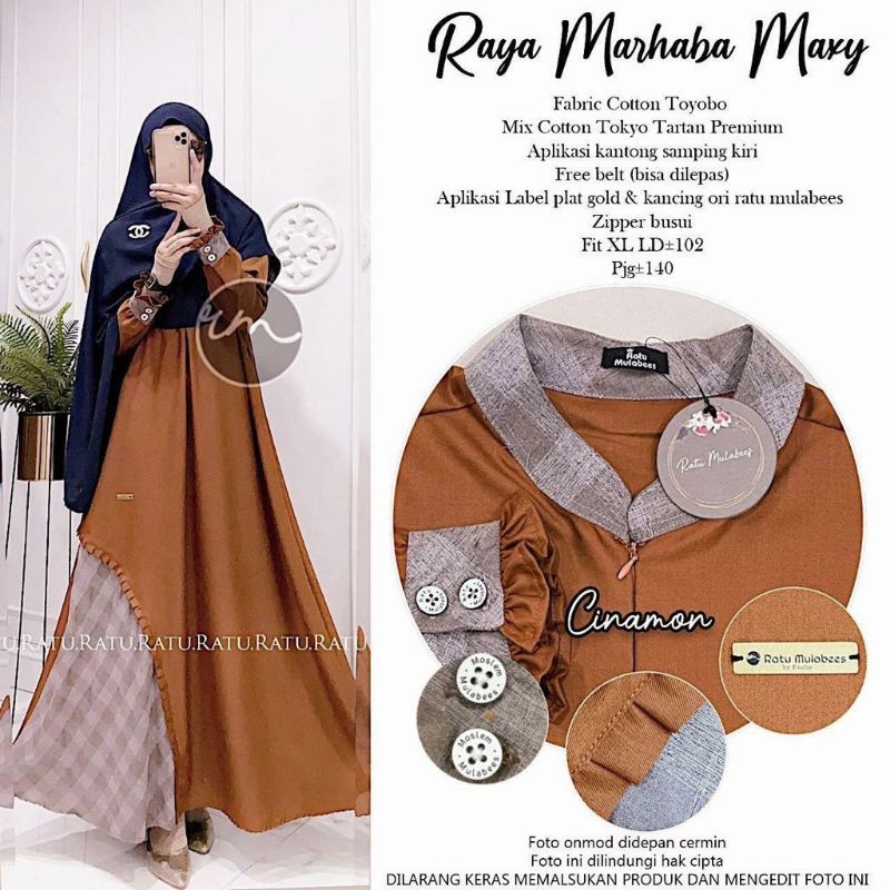 RAYA MARHABA MAXY DRESS ORI BY RATU MULABEES