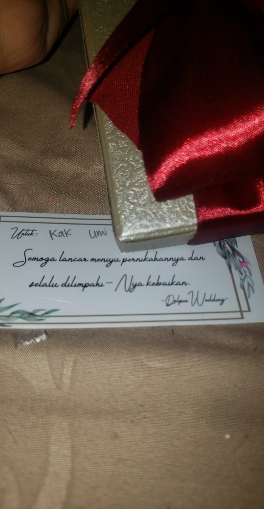 Tempat Uang Cincin Box Fancy Tutup Mika Untuk Seserahan/ Lamaran Tucm