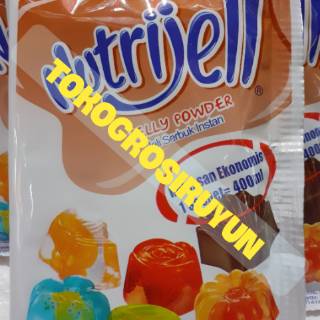  Nutrijel coklat  jelly powder agar agar netto 20 gram 