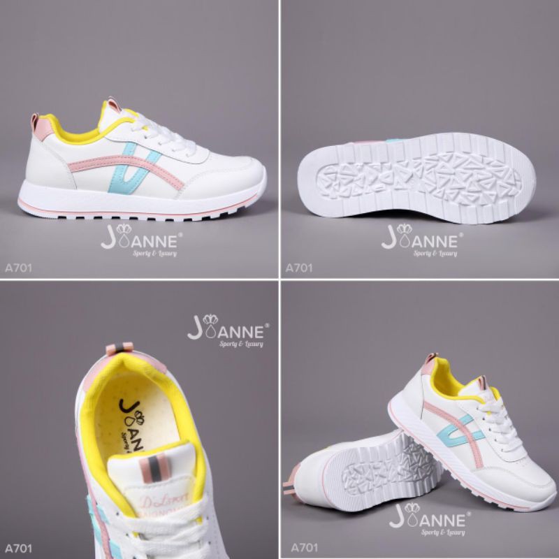 RESTOCK {ORIGINAL BRAND} JOANNE Leather Sneakers Shoes A701