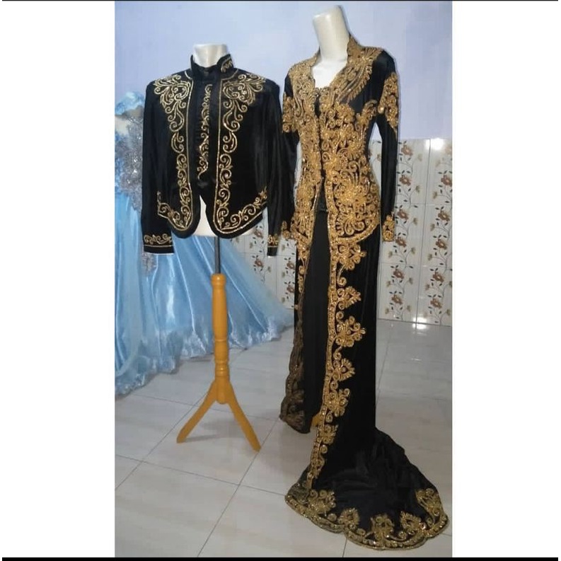 Preloved kebaya bludru pengantin