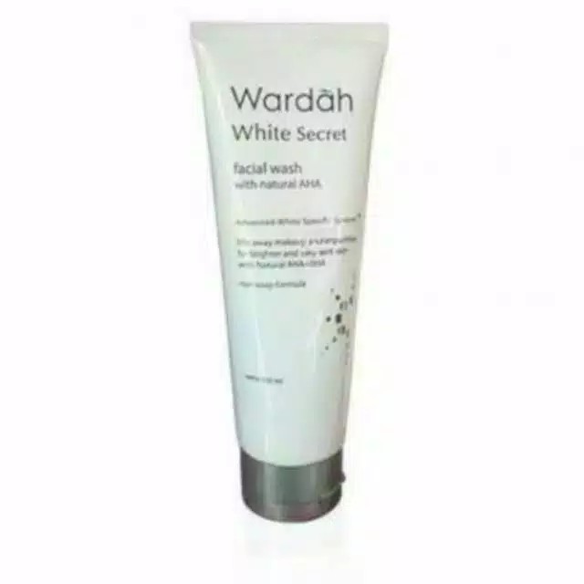 Wardah Crystal Secret Foaming Cleanser / Wardah White Secret Facial Wash with AHA 100ml (100% Original)