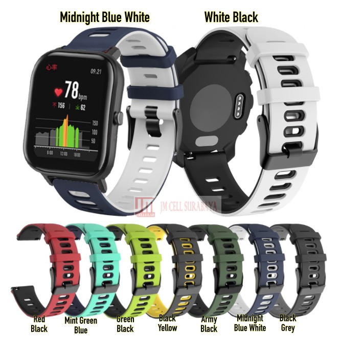Tali Jam Tangan Watch Strap Dual Tone 20mm - Xiaomi Huami Amazfit GTS / BIP / GTR 42mm