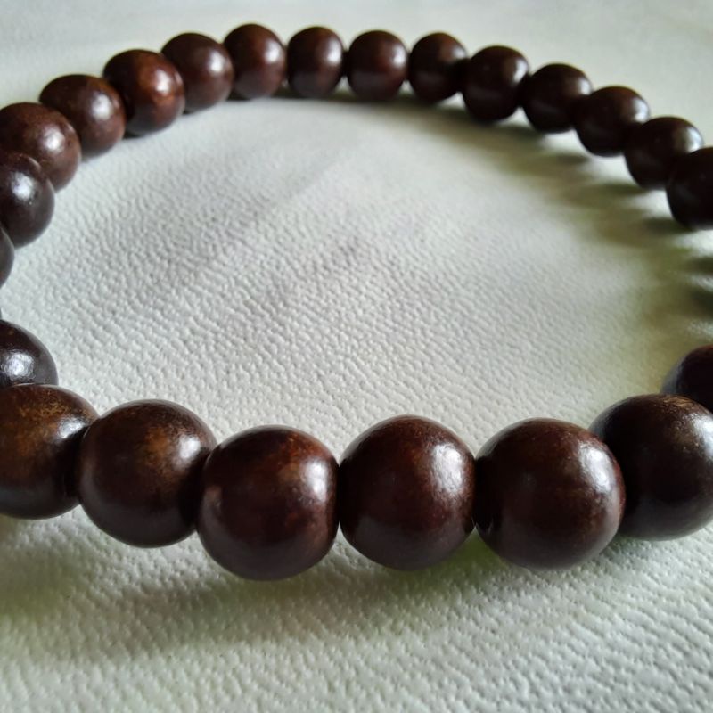 Gelang kayu stigi 7mm / gelang stigi / gelang stigi asli / gelang stigi laut