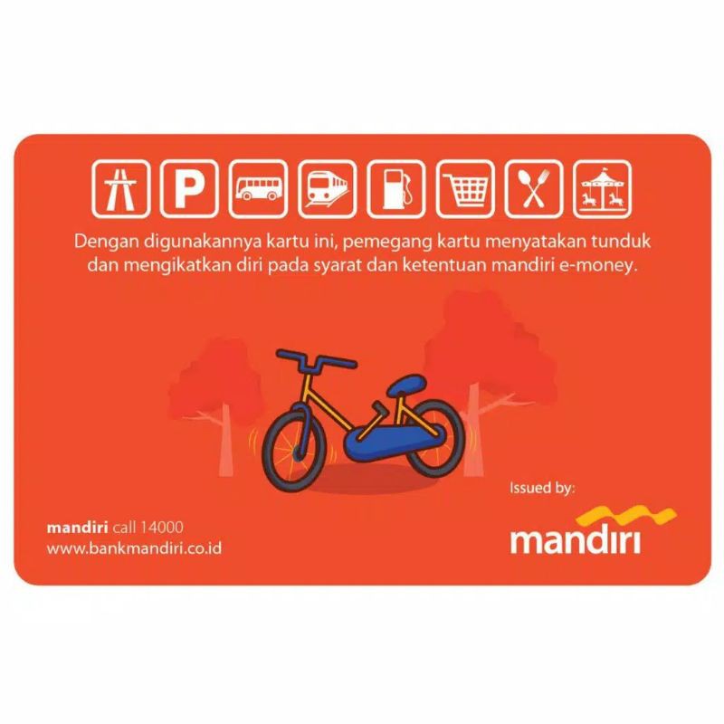 eMoney Card SEPEDANYA MANA? ORI /Like eTOLL Tapcash Flazz or Brizzi