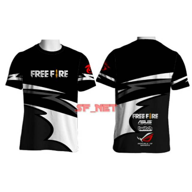 Baju Kaos Jersey Gaming Free Fire Ff Custom 28sf