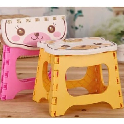 KURSI LIPAT MINI ANAK - KURSI LIPAT PLASTIK PORTABLE