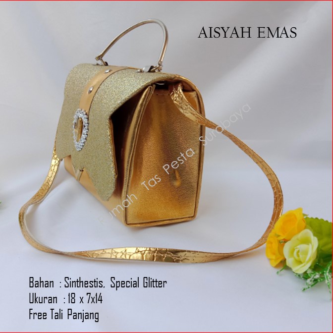 Tas Clutch,Tas Seserahan,Tas Souvenir,AISYAH EMAS