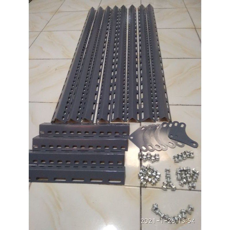  besi  siku  lubang  3 5x3 5 50cm 25cm 30cm Shopee Indonesia